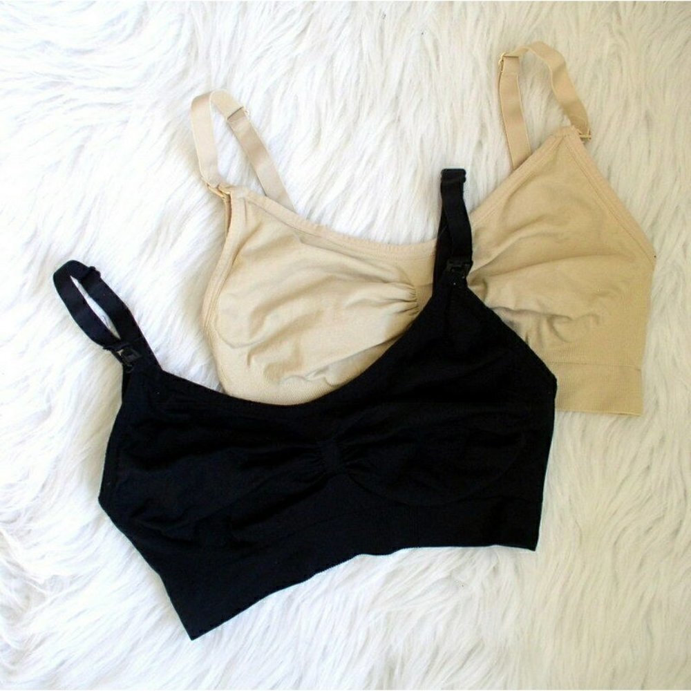 ILoveSIA Womens Nursing Bra Bundle of 2 Wire Free